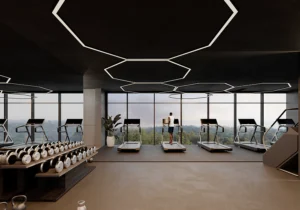 Verona luxurious apartments the gym room