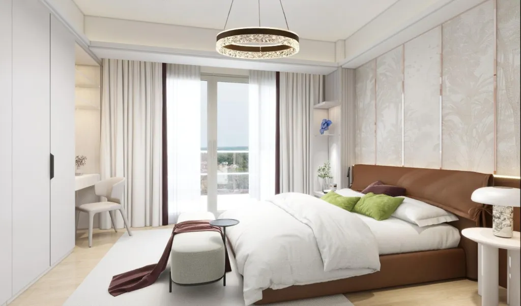 Modern city beddroom Modern city beddroom